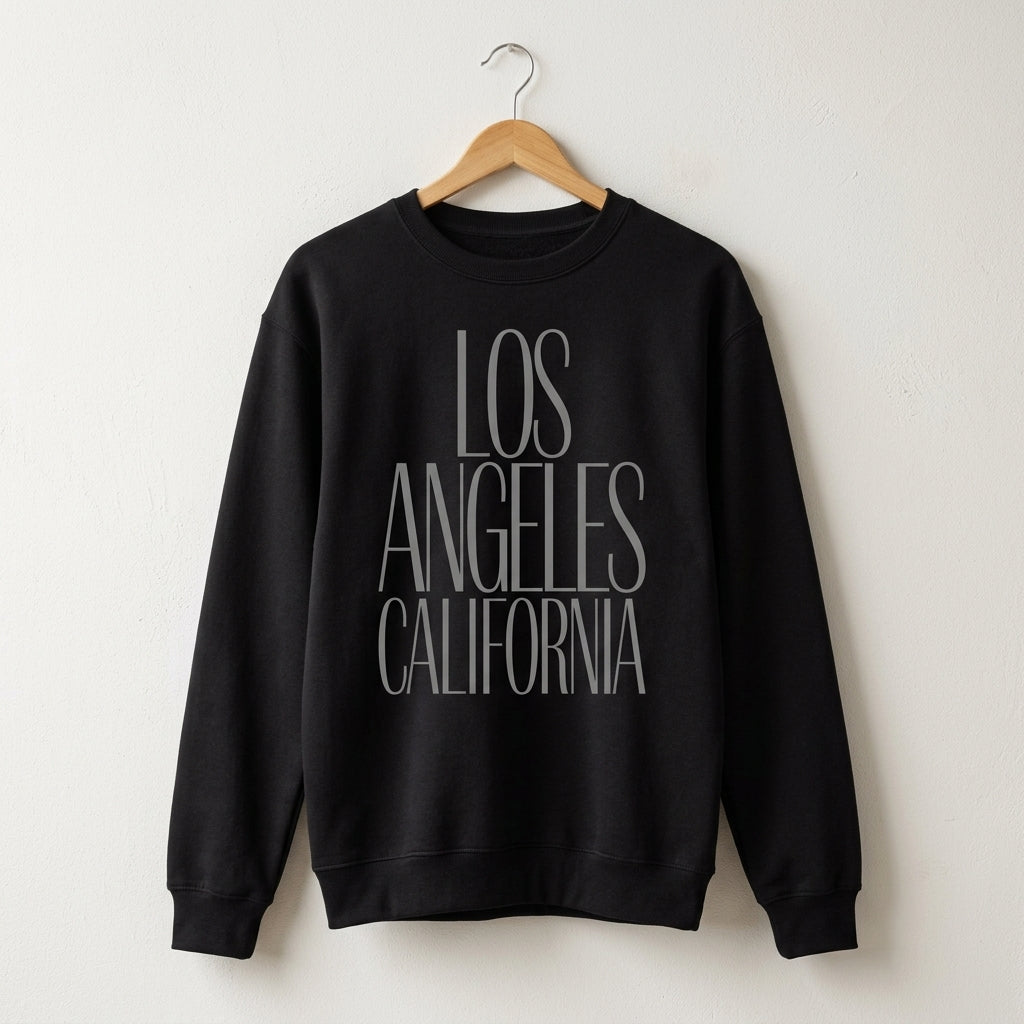 LA Minimal crewneck black