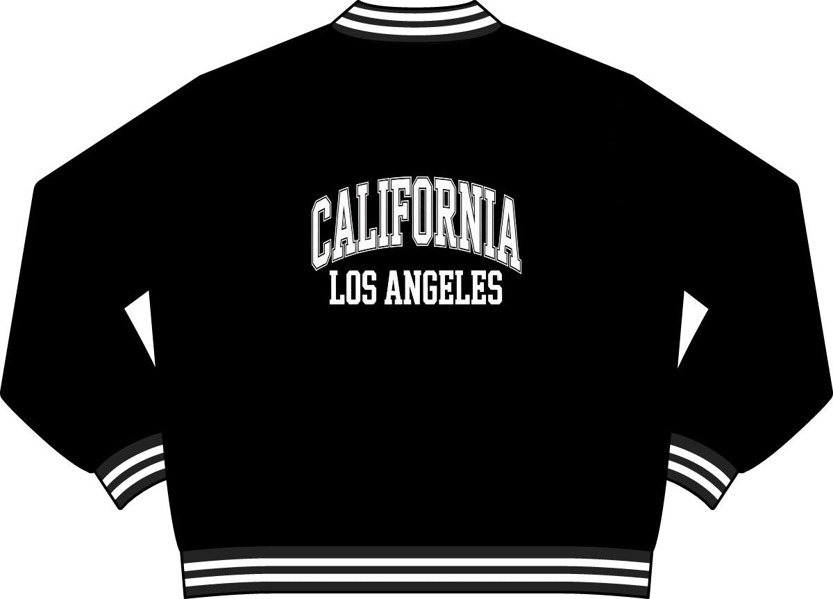 California Varsity Arch Bomber Jacket - Back