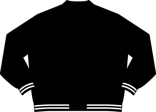 Los Angeles Old English Gothic Varsity Jacket - Front