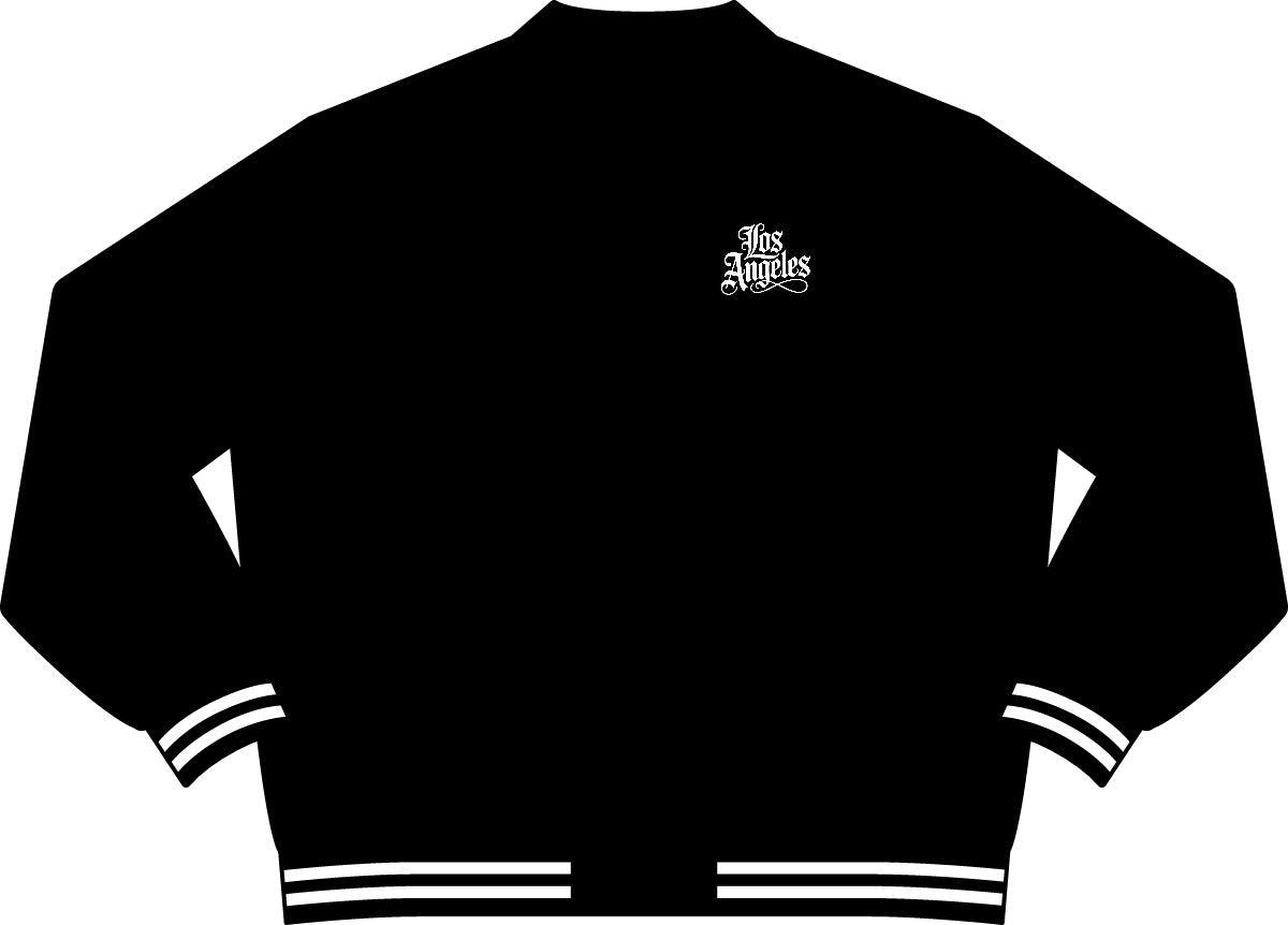 Los Angeles Old English Gothic Varsity Jacket - Chest